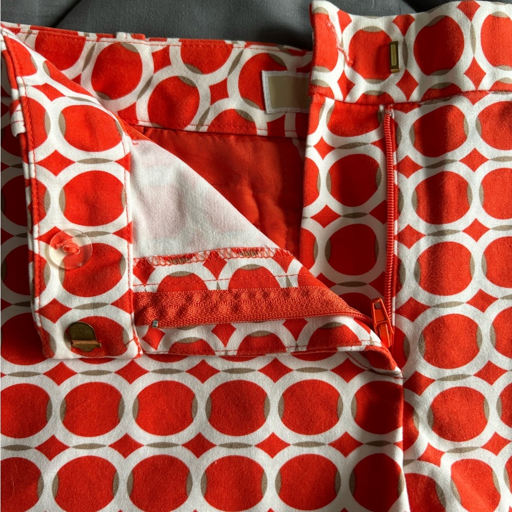 Michael Michael Kors Orange Patterned Shorts - image 3